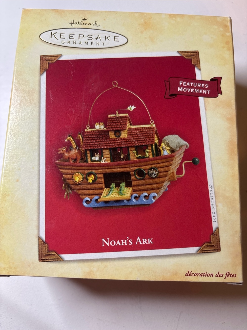 Vintage 2004 Hallmark Keepsake Noah’s Ark Ornament
